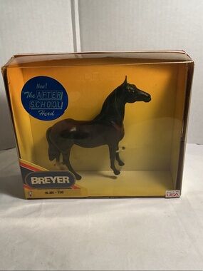 NIB Breyer #258 King After School Herd Dark Bay Model Horse in original box